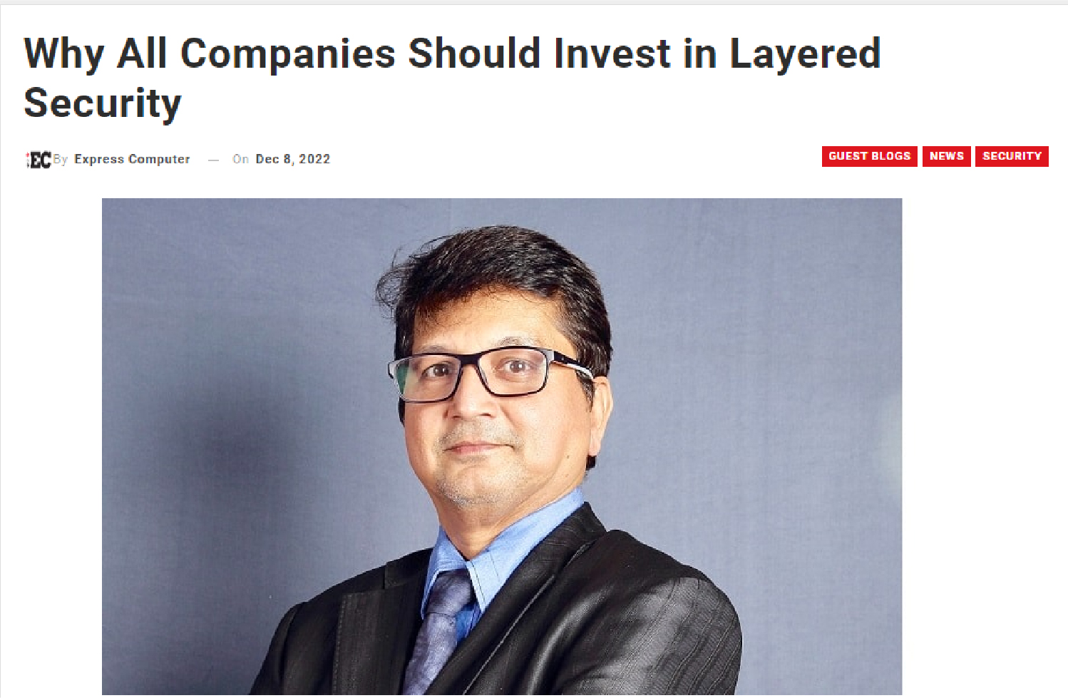 Read more about the article Why All Companies Should Invest in Layered Security