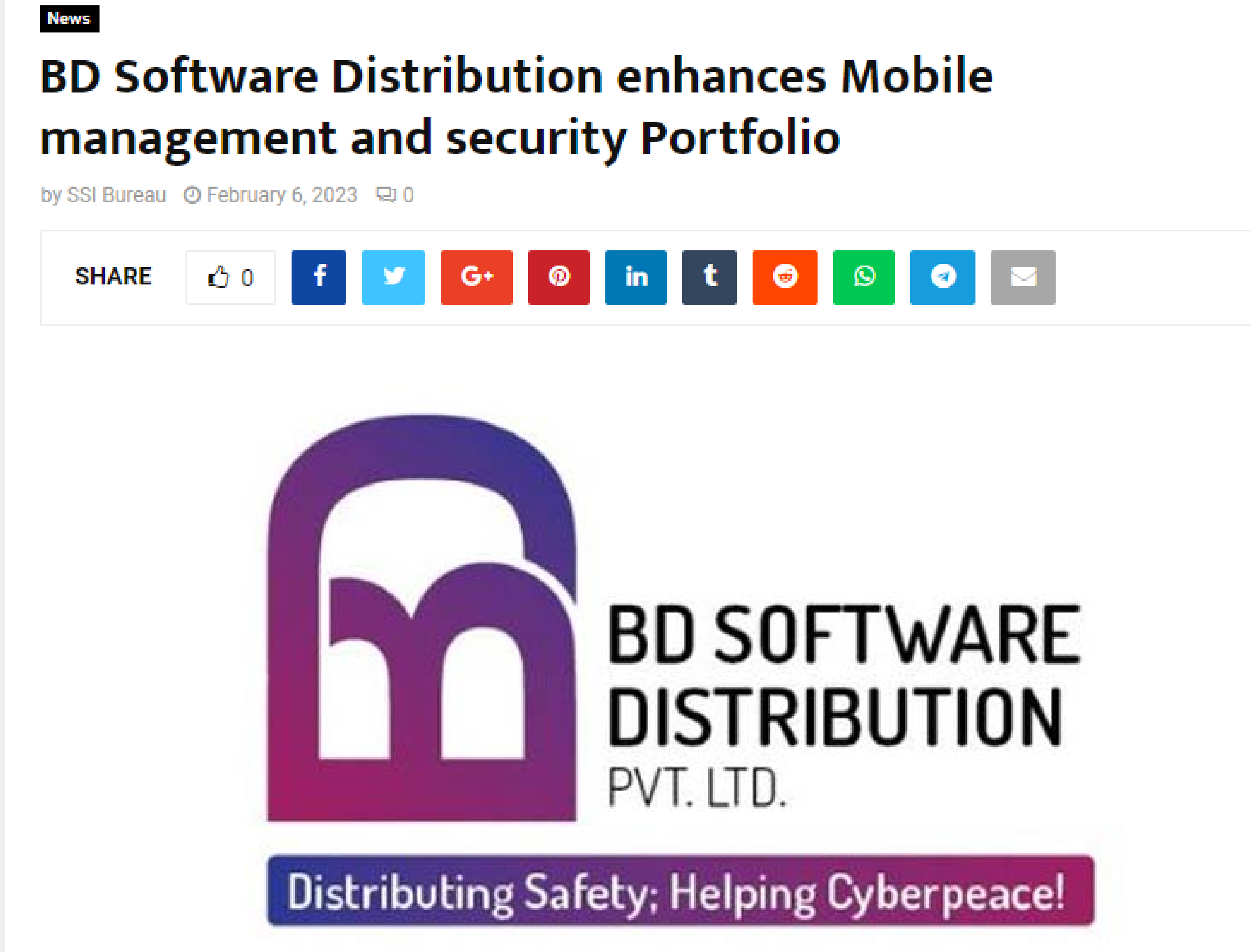 Read more about the article BD Software Distribution enhances Mobile management and security Portfolio