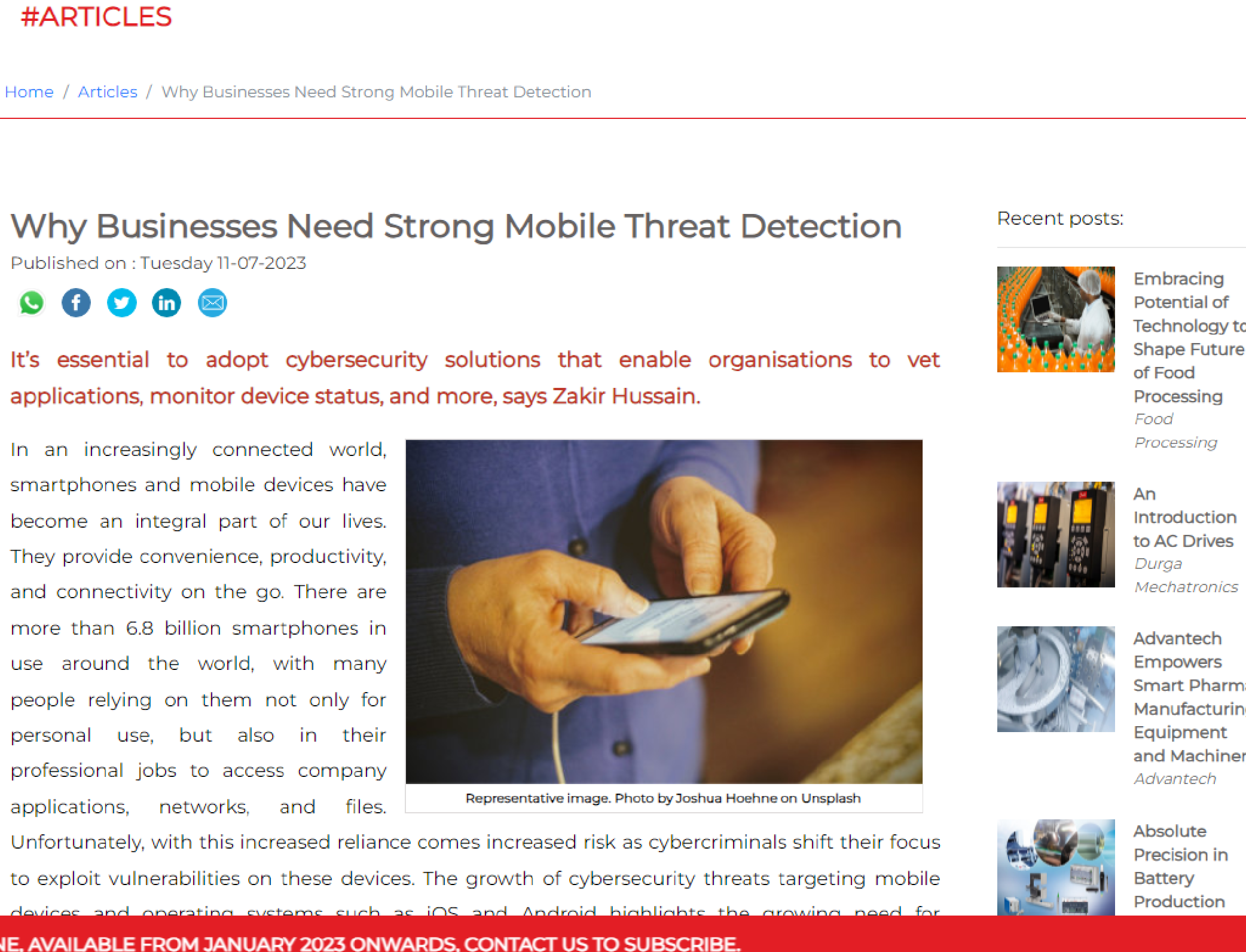Read more about the article Why Businesses Need Strong Mobile Threat Detection