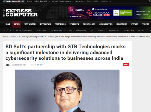 Read more about the article BD Soft’s partnership with GTB Technologies