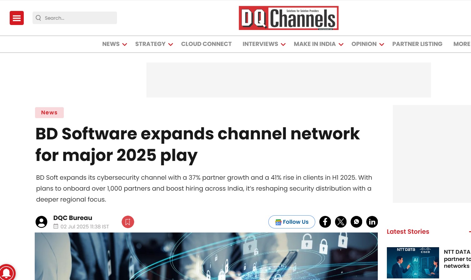 Read more about the article Digital Edge – BD Software signs distribution tie-up with FileCloud; brings in File Sync & Share solution to Indian market